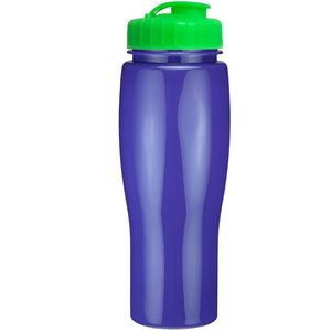 24 Oz. Contour Bottle w/ Flip Top Lid - Solid Colors