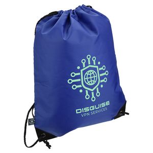 000771 Grab 'N Go RPET Budget Drawstring Backpack