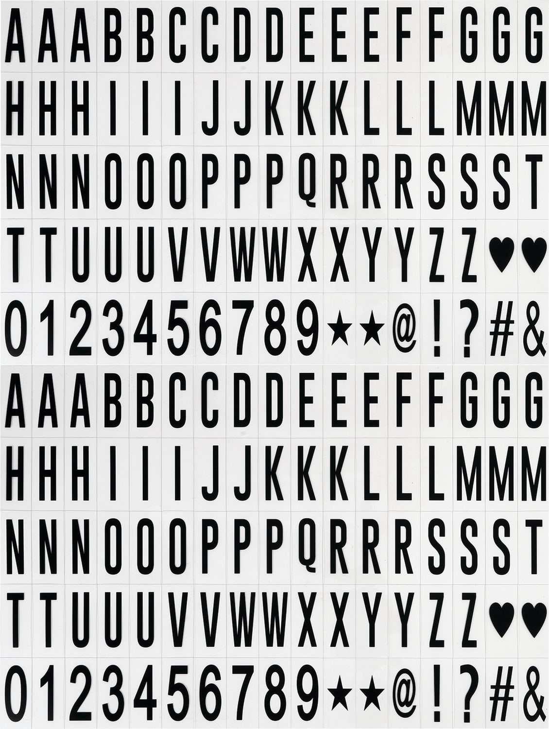 Letters for Cinema Light Box-Large