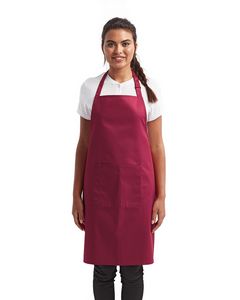 Artisan Collection by Reprime Unisex 'Colours' Recycled Bib Apron with Pocket