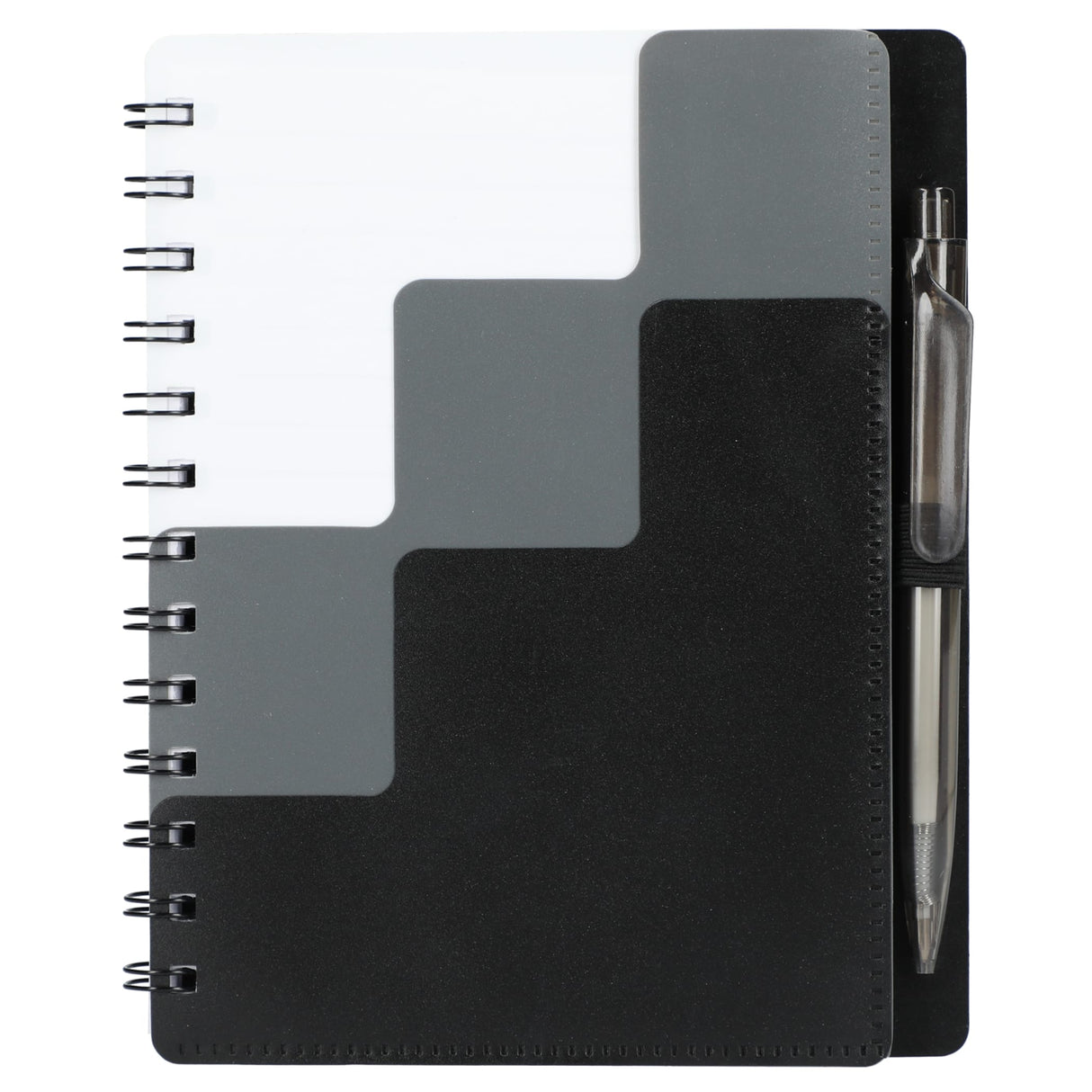 5'' x 7'' Recycled Pace Spiral Notebook w Pen