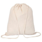 Cotton Drawstring Backpack Bag