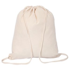 Cotton Drawstring Backpack Bag