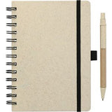 5'' x 7'' FSC® Mix Wheat Straw Notebook with Pen