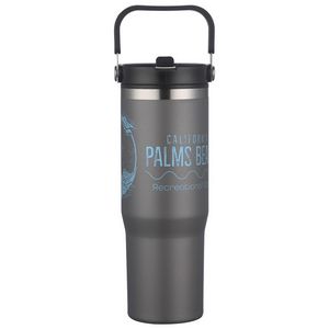 Oreno 30 oz Stainless Steel/Polypropylene Travel Tumbler