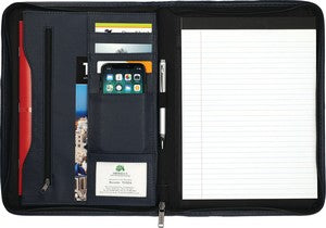 Executive DuraHyde Zippered Padfolio with FSC® Mix Paper
