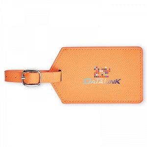 Toscano Genuine Leather Luggage Tag