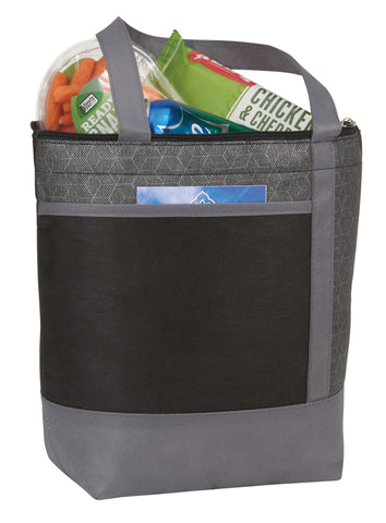 Chrome 9-Can Non-Woven Insulated Cooler Lunch Bag