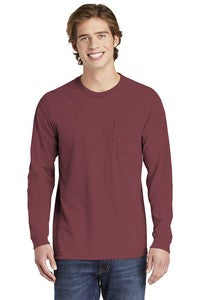 Comfort Colors® Men's Heavyweight Ring Spun Long Sleeve Pocket Tee