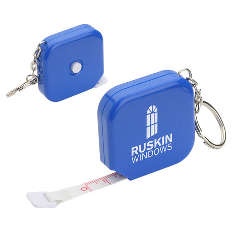 Square 5-Foot Tape Measure with Key Chain