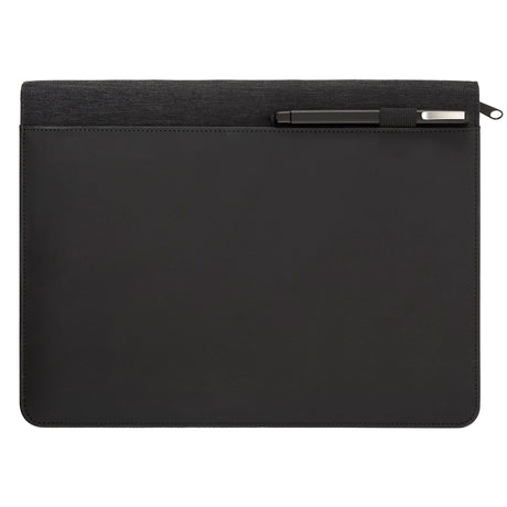 Vienna Heathered Zippered Padfolio with FSC® Mix Paper