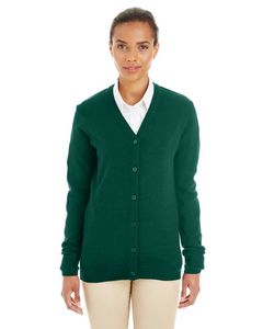 000225 Harriton Ladies' Pilbloc™ V-Neck Button Cardigan Sweater