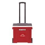 Igloo Latitude 30qt Roller Cooler, red