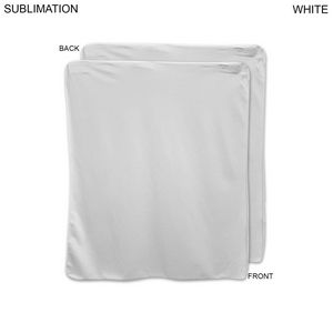 Ultra Soft and Smooth Microfleece White Couch sized Blanket, 50x60, Blank Only