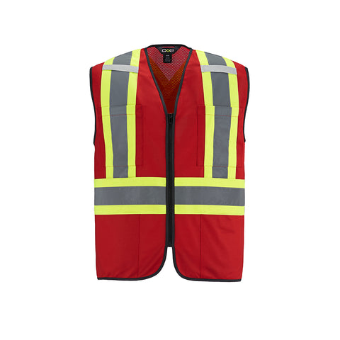 Scout Adult Tricot Hi-Vis Zipper Front Vest
