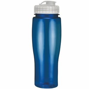 Translucent Blue/Clear Lid Blank