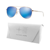 Michael Kors Hvar Sunglasses, Rose Gold/Blue, Size 59