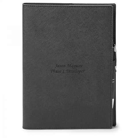 Genuine Leather Refillable Journal Combo