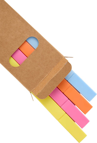 4-Piece Square Recycled Highlighter Set