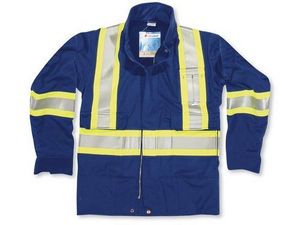 Royal Blue Indura® Ultrasoft® Safety Parka Jacket
