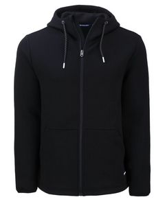 Cutter & Buck Roam Epic Comfort Recycled Mens Full Zip Hooded Jacket