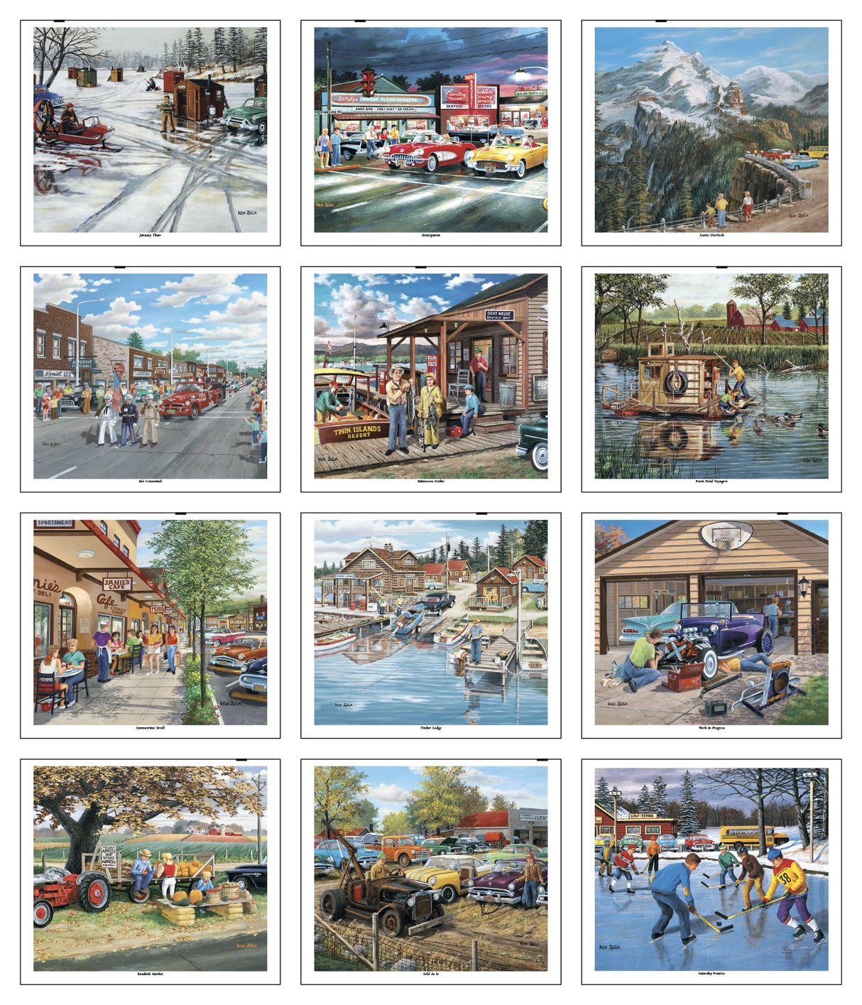 HotLine Products America Remembered Pocket Calendar month image