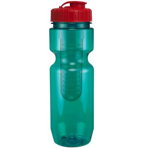 Aqua Blue/Red Lid Blank