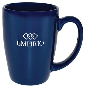 Houston 16oz gloss blue ceramic mug