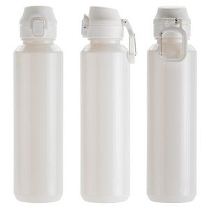 Switchback 27 oz RPET Bottle with Snap-Top Lid & Carabiner