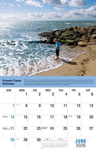 Galleria Wall Calendar 2026 Health Tips