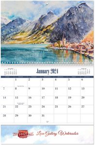 Watercolour Spiral Wall Calendar