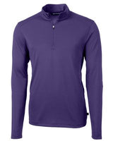 Cutter & Buck Virtue Eco Pique Recycled Quarter Zip Mens Pullover