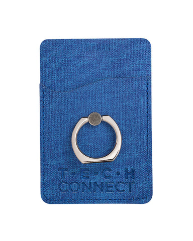 RFID Phone Pocket With Metal Ring Phone Stand