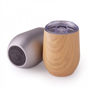 Small Talk Natural 300 Ml / 10 Oz Stainless Steel Stemless Cup