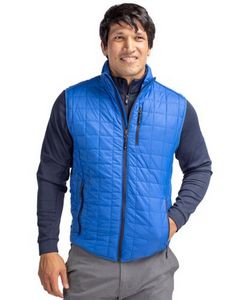 Cutter & Buck Rainier PrimaLoft? Mens Big and Tall Eco Insulated Full Zip Puffer Vest