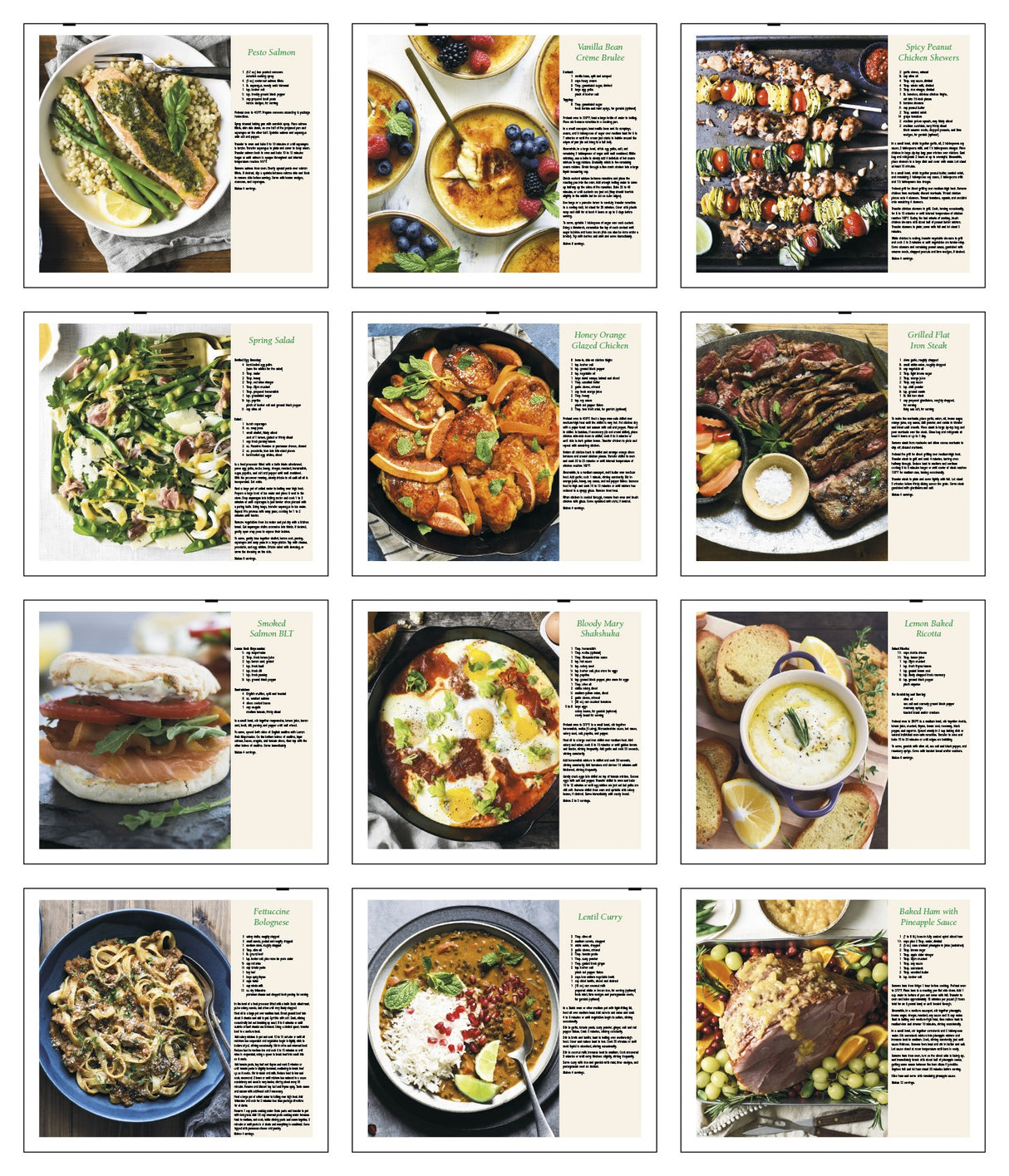 HotLine Products Recipe Pocket Calendar month image