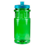 Translucent Green/Translucent Aqua Blue Lid  Blank