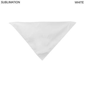 000586 Large Dog Bandana, 32x22x22, Stitched Edges, Sublimated Edge to Edge (Decorated in Canada)