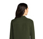 MERCER+METTLE™ Women's Stretch Crepe Long Sleeve Camp Blouse
