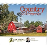 Full Colour Country Memories Spiral Wall Calendar