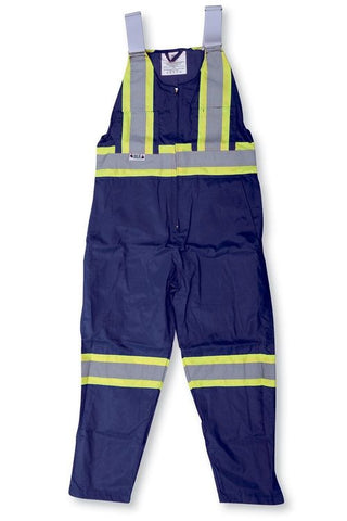 Poly/Cotton Navy Blue Traffic Safety Overalls
