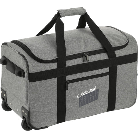Graphite Recycled Wheeled Duffle Bag