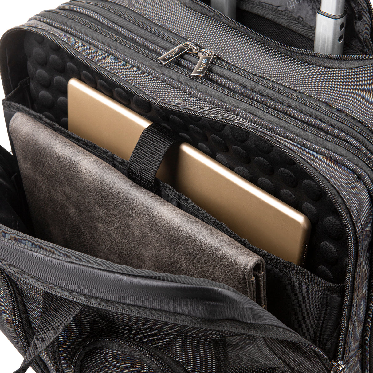 Bugatti Warren Business Case on Wheels w/Bottom Grip Handle