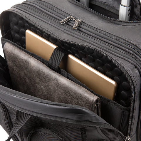 Bugatti Warren Business Case on Wheels w/Bottom Grip Handle