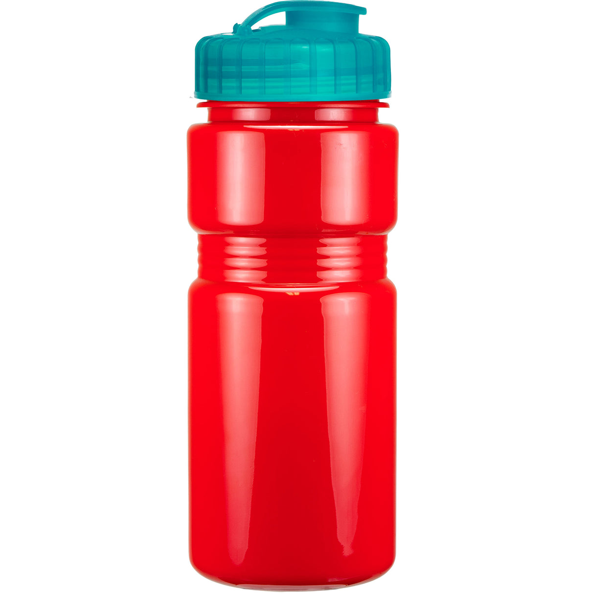 Red/Translucent Aqua Blue Lid