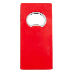 Rectangle Metal Bottle Opener with Magnet