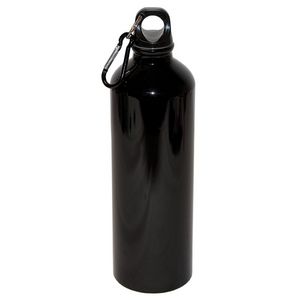 750 Ml (25 Fl. Oz.) Aluminum Water Bottle With Carabiner