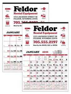 Contractor's Apron Calendar