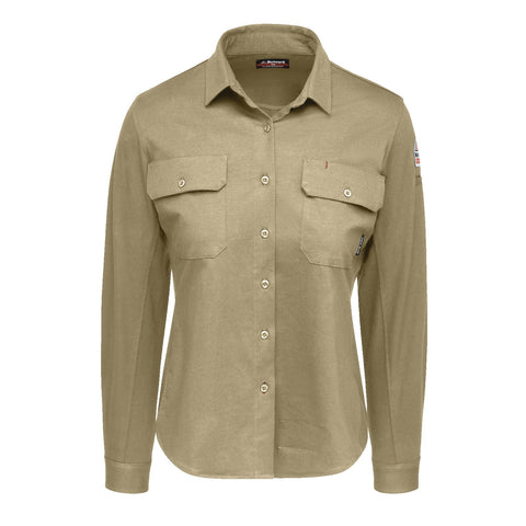 Bulwark Women's Flex Knit Button Down Shirt