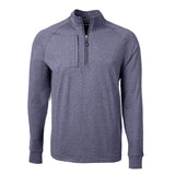 Cutter & Buck Adapt Eco Knit Heather Mens Quarter Zip Pullover
